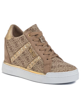 Guess Guess Sneakersy Fayne2 FL5FY2 FAL12 Hnedá