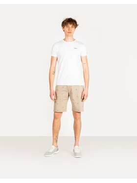Pepe Jeans Pepe Jeans Šortky PM800849 | Miles Short Icon Béžová Regular Fit