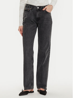 Gina Tricot Gina Tricot Τζιν 21489 Μαύρο Straight Fit