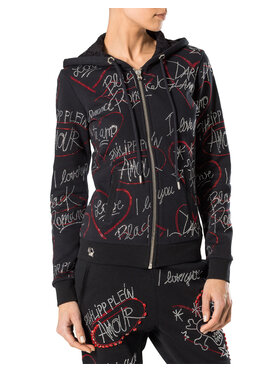 PHILIPP PLEIN PHILIPP PLEIN Mikina 30779 Čierna Sweat Fit