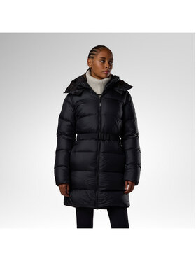 Rossignol Rossignol Płaszcz zimowy W Abel Belted Down Parka Czarny Slim Fit