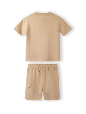 MINOTI MINOTI T-Shirt 17SET50D Beżowy Regular Fit