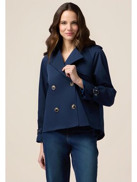 Oltre Oltre Cappotto 0059J000098N034 Blu Over Fit