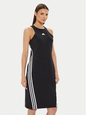 adidas adidas Ежедневна рокля Future Icons 3-Stripes IP1575 Черен Regular Fit
