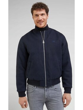 Lee Lee Kurtka bomber Wool Bomber Jacket Niebieski Regular Fit