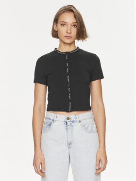 Calvin Klein Jeans Calvin Klein Jeans Тишърт Logo J20J223093 Черен Slim Fit