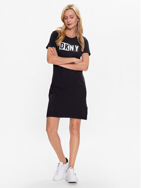 DKNY Sport Vsakodnevna Obleka DP2D4261 Črna Classic Fit