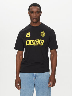 HUGO HUGO Tricou Nebulop 50541252 Negru Regular Fit
