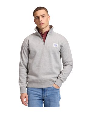 Lee Lee Bluza 112386630 Szary Relaxed Fit
