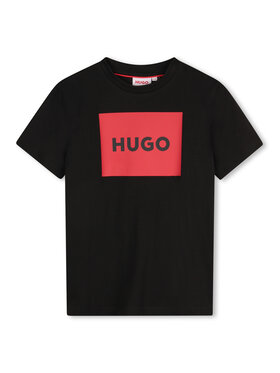 HUGO HUGO Футболка G00334 D Чорний Regular Fit