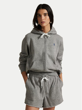 Polo Ralph Lauren Polo Ralph Lauren Džemperis ar kapuci 211971699004 Pelēks Relaxed Fit
