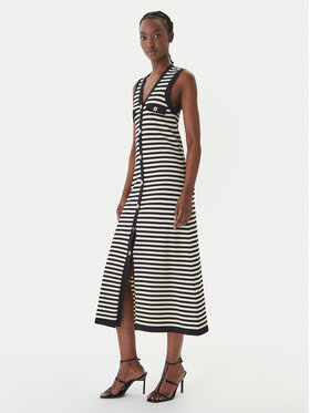 LOLA CASADEMUNT LOLA CASADEMUNT Трикотажна сукня MS2616002 Чорний Regular Fit