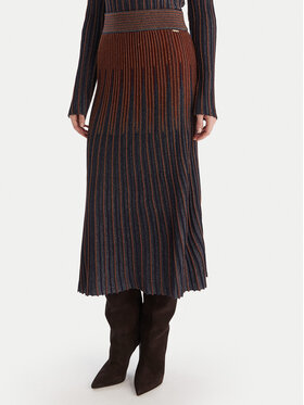 Fracomina Fracomina Spódnica midi FS25WG4002K558Q7 Kolorowy Regular Fit