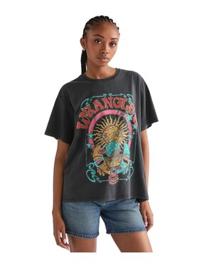 Wrangler Wrangler T-Shirt 112378023 Czarny Regular Fit