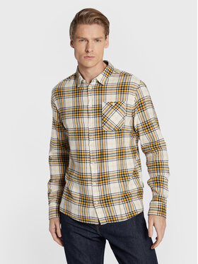 Blend Blend Koszula 20714994 Żółty Regular Fit