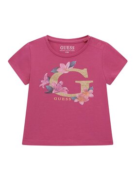 Guess Kids Guess Kids Tank top 172755 Różowy Classic Fit
