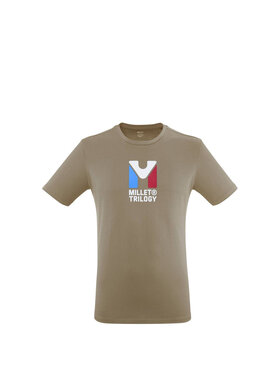 Millet Millet T-Shirt Chamonix Trilogy Ts Ss M Beżowy Regular Fit
