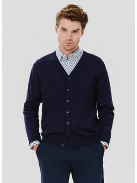 Pako Lorente Pako Lorente Kardigan P24WF-2X-023 Granatowy Classic Fit