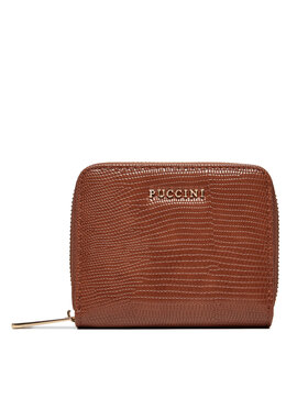 Puccini Puccini Mały Portfel Damski BLP838B Brązowy