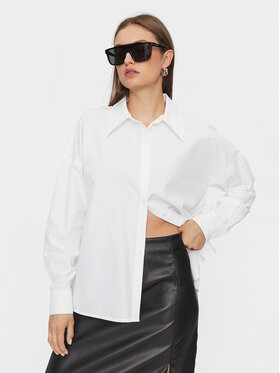 Noisy May Noisy May Hemd Wicked 27029731 Weiß Loose Fit