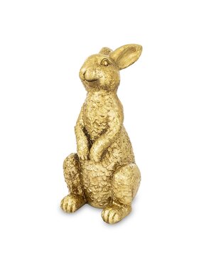 MIAhome MIAhome Figurka królika 44x20x23 cm CONILI Złoty