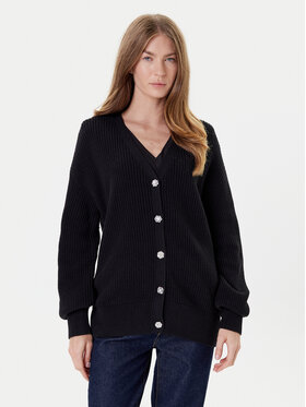 Guess Guess Кардиган W5YR06 Z3OO0 Черен Regular Fit