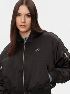 Calvin Klein Jeans Bomber Jakna J20J222591 Črna Regular Fit