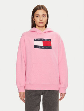 Tommy Jeans Tommy Jeans Sweatshirt DW0DW19407 Rosa Relaxed Fit
