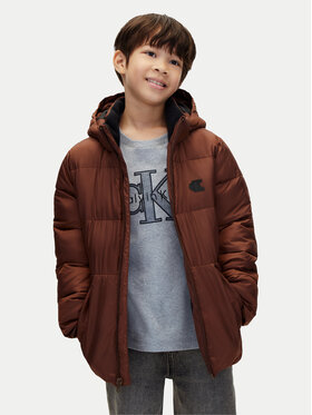 Calvin Klein Calvin Klein Зимно яке LVCKTJM16B Кафяв Regular Fit
