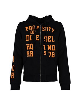 Diesel Diesel Bluza A08697-0HAYT Czarny Regular Fit