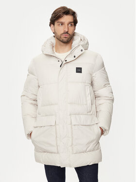 Calvin Klein Calvin Klein Μπουφάν πουπουλένιο K10K113465 Μπεζ Regular Fit