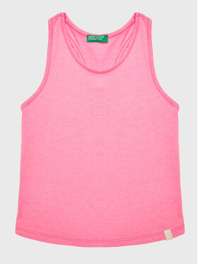 United Colors Of Benetton United Colors Of Benetton Top 37YKGH00F Różowy Regular Fit
