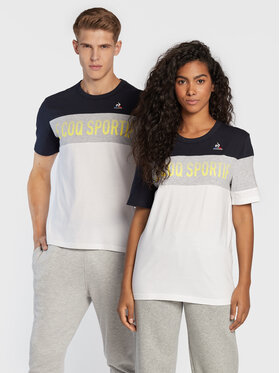 Le Coq Sportif Le Coq Sportif Tricou Unisex Saison 2 2220295 Alb Regular Fit