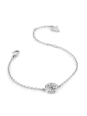 Guess Guess Bransoletka JUBB03125JW-RH-S Srebrny