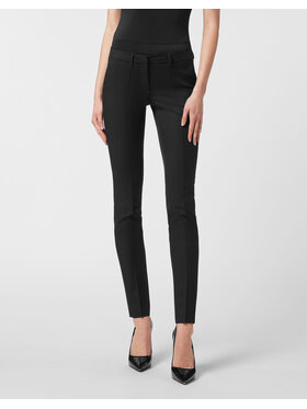 PHILIPP PLEIN PHILIPP PLEIN Spodnie materiałowe 26481 Czarny Regular Fit