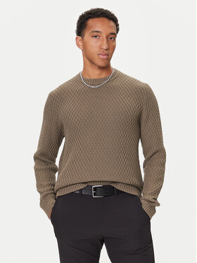 HUGO HUGO Megztinis Syer 50546995 Smėlio Regular Fit
