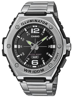 Casio Casio Hodinky MWA-100HD-1AVEF Strieborná