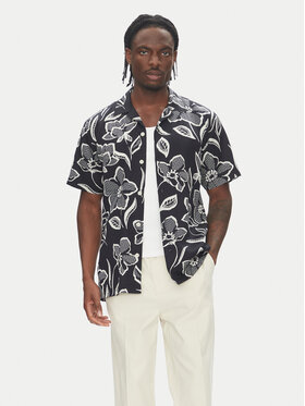 Lindbergh Lindbergh Риза 30-203707 Черен Regular Fit