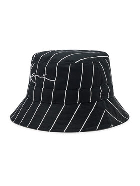 Karl Kani Karl Kani Καπέλο Signature Pinstripe Bucket 7015468 Μαύρο