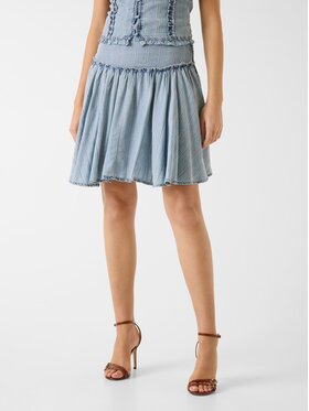 Guess Guess Spódnica mini 182645 Niebieski Classic Fit