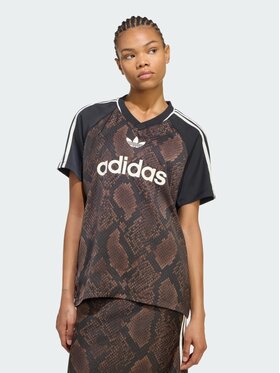 adidas adidas T-Shirt 168127 Brązowy Loose Fit