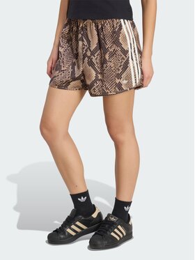 adidas adidas Szorty materiałowe 168126 Czarny Loose Fit