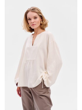 blue shadow blue shadow Bluzka Fave Écru Regular Fit
