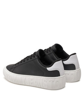 Tommy Jeans Superge Tjw Leather Cupsole Ess EN0EN02507 Črna