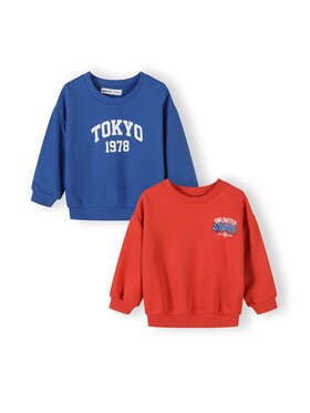 minoti minoti Bluza 29FLEECE202 Czerwony Regular Fit