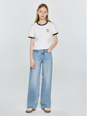 BIG STAR BIG STAR Jeansy NATALIE Niebieski Wide Fit