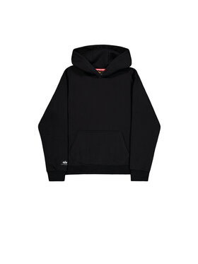 Alpha Industries Alpha Industries Bluza Label Backprint Hoodie Czarny Regular Fit