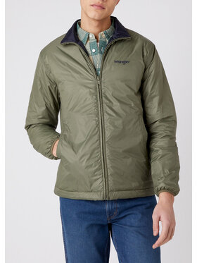 Wrangler Wrangler Kurtka przejściowa THE REVERSIBLE Zielony Regular Fit