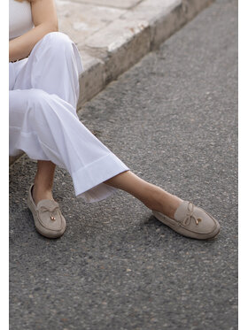 Marco Shoes Marco Shoes Mokasyny 2593P-1246-1 Beżowy