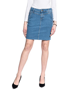 Mustang Mustang Spódnica mini LAURA SKIRT Niebieski Regular Fit